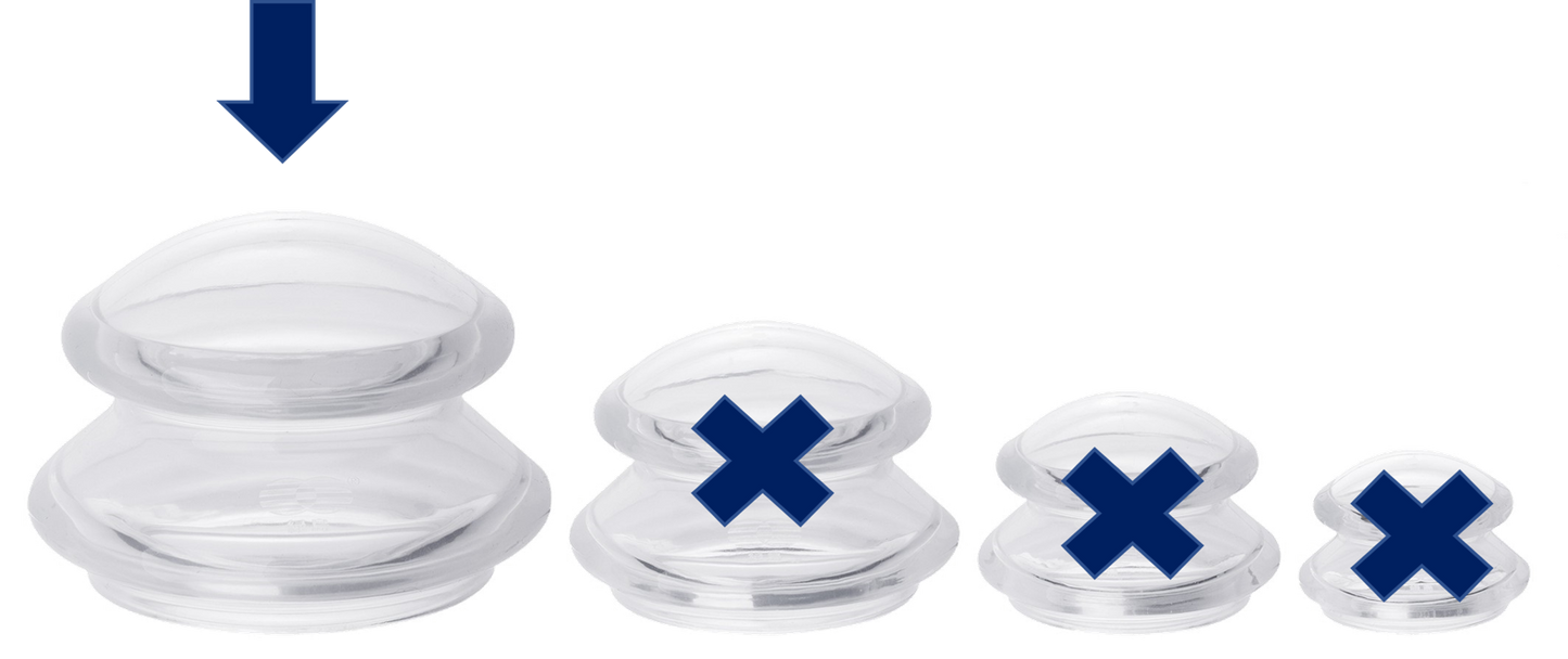 2 Large Silicone Cups