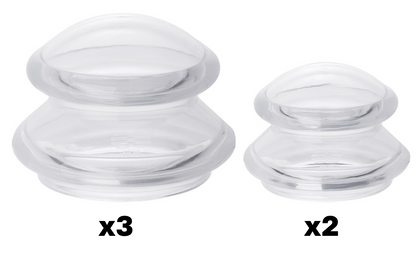 Large Body Cupping Pro Kit (Soft Silicone Cups – 55 Hardness)