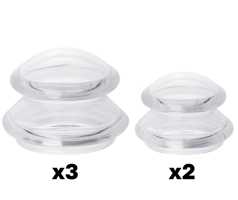 Small Body Cupping Pro Kit (Soft Silicone Cups – 55 Hardness)
