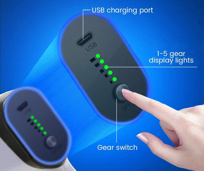 USB Charging for Cupping Hand Pump